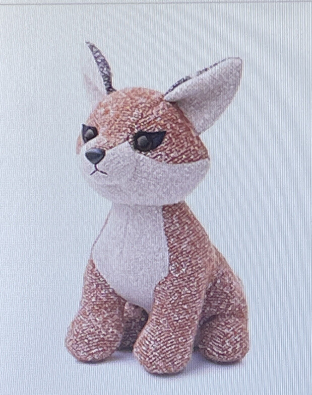 Aurora World Fabbies Fox Plush Toy 11"" Brand New