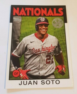 Topps 2021 Series 1 - Juan Soto - Washington Nationals - Topps 1986 Insert
