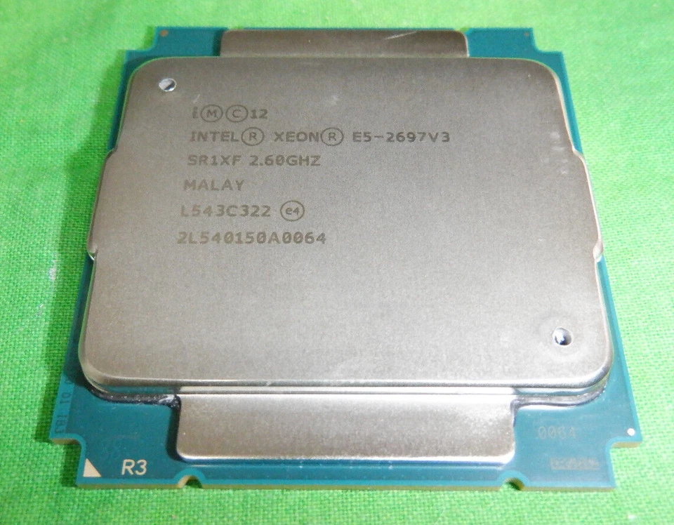 Intel Xeon E5-2697V3 SR1XF 2.60GHz 35MB 14-Core CPU Processor    LOT OF 2 - Image 2 of 4