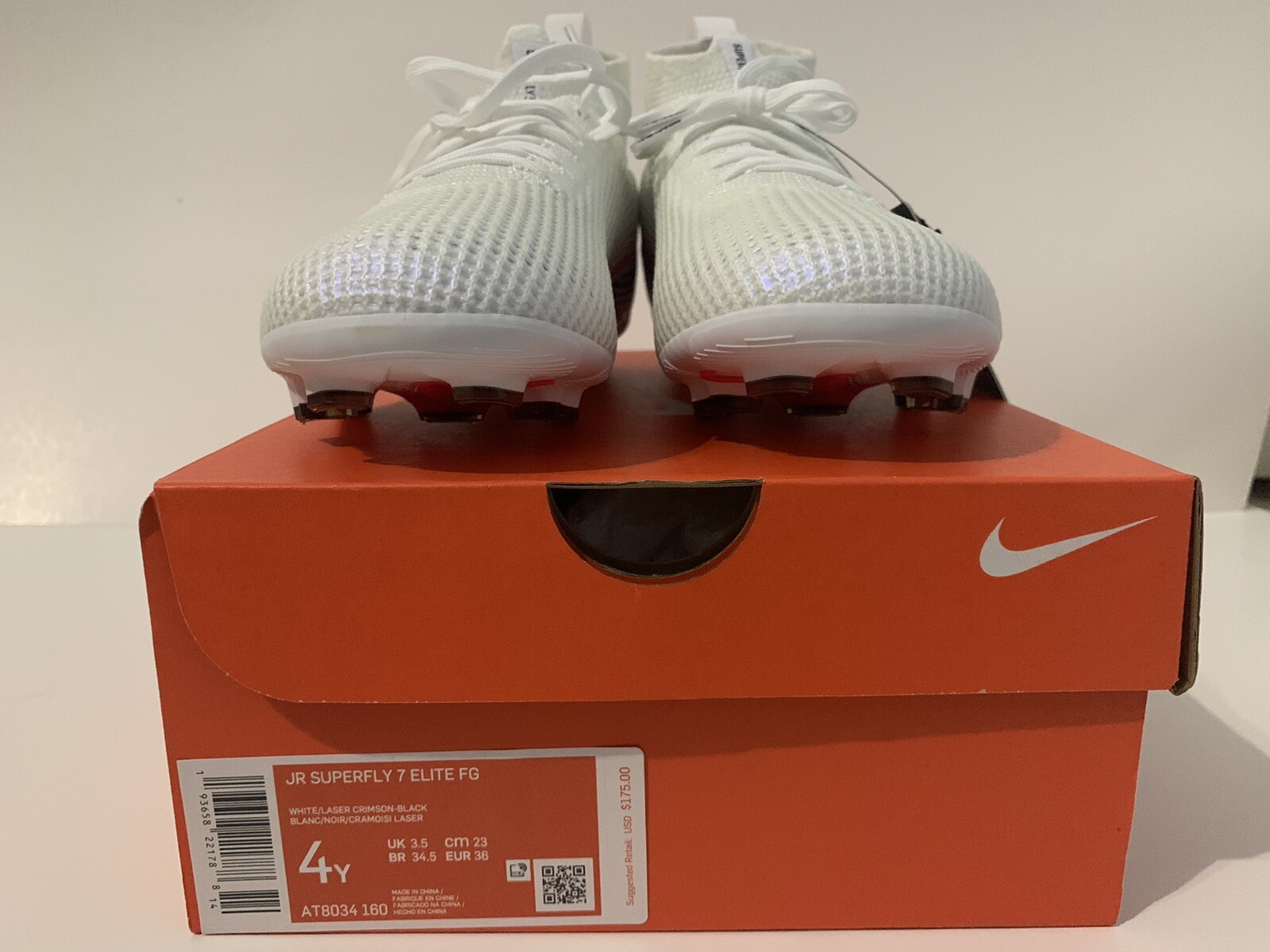 nike mercurial superfly 7 elite fg nuovo white