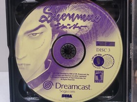 Shenmue (Dreamcast, 2000) 4 Discs - Complete In Case w/Manual and Passport