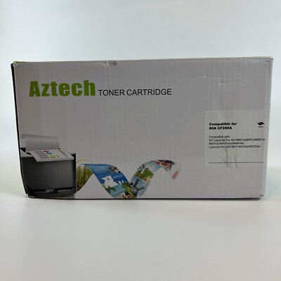 Aztech Toner Cartridge 2pk 80A CF280A HP Laser Jet Pro 400 M401a/M401d/M401n Etc