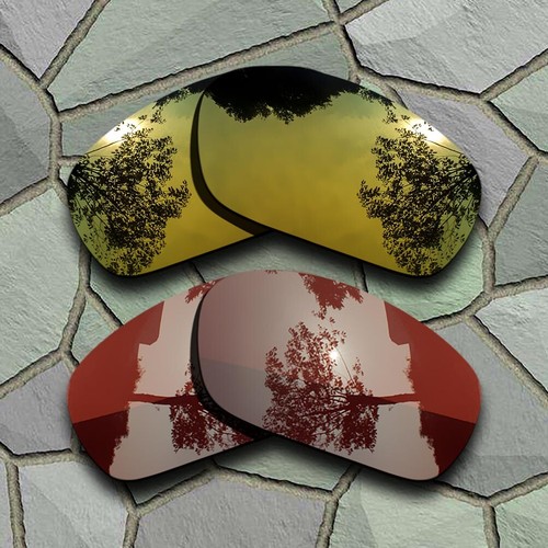 Predrox Replacement Lenses For Costa Del Mar Harpoon - Metallic Bronze Mirror, Polarized, 100% UV - View #10