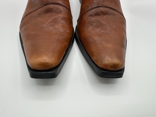 Kenneth Cole Reaction Men's Ankle Boots US Size 9.5 Hand Finished Brown Leather - Picture 9 of 14