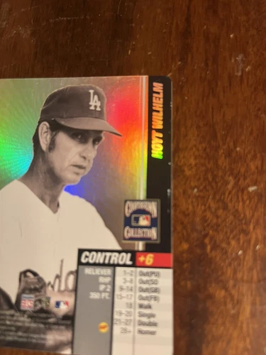 2003 MLB Showdown Hoyt Wilhelm FOIL Cooperstown Collection #118 Dodgers - Picture 3 of 3