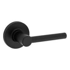 Kwikset Safelock Reminy Lever Round Rose Half Dummy Matte Black Finish