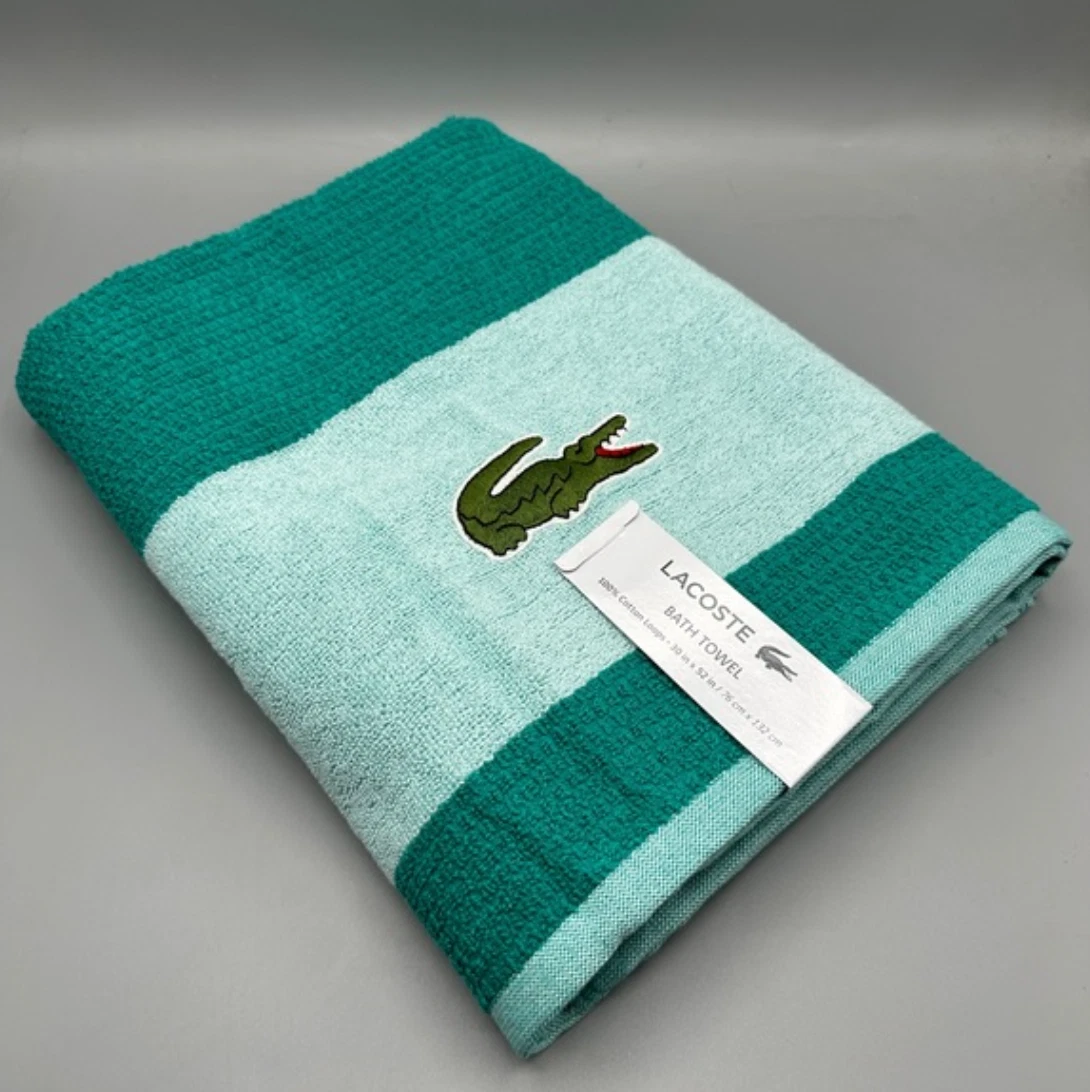 Lacoste Lacoste Towel Made In Japan Embroidery Logo