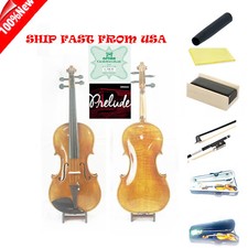 Andreas Gagliano Violin Outfit 4/4-1/2 VN301K-Y Protection Pack Set Up U.S.A