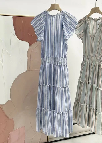 Brand New Rails Amellia Dress - New Haven Stripe $218 - Picture 11 of 11