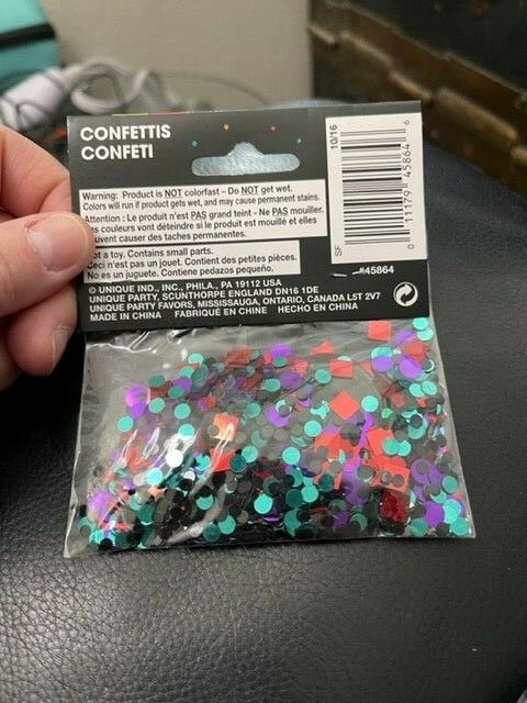 Unique 40! Birthday Confetti 0.5oz. Bag New!!! | eBay