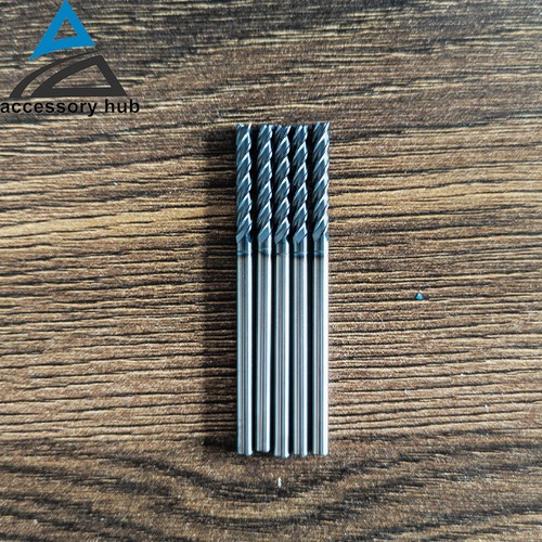 5x 4 Flute 1/8" x 3/4" x 2-1/4" Solid Carbide Long End Mills TiALN Coated U.S.A - Picture 4 of 13
