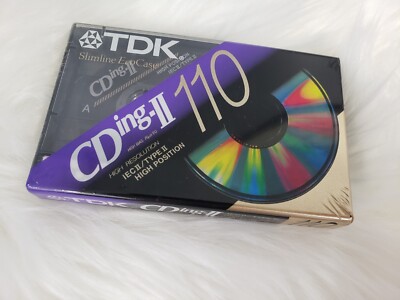 TDK CD ing-11  110 MIN. High Bias Audio Cassette Tape NEW SEALED