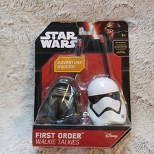 NEW DISNEY Star Wars The Force Awakens First Order Walkie Talkie Set Kid Design