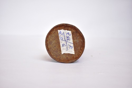 Antique Iron Grain Measure Measurement Paili Pot Scoop Scale With Brass Mark "F6 - Picture 7 of 7