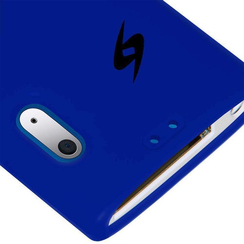 New AMZER Silicone Soft Skin Jelly Case Cover For Apple iPod Nano 5th Gen - Blue - Picture 3 of 4