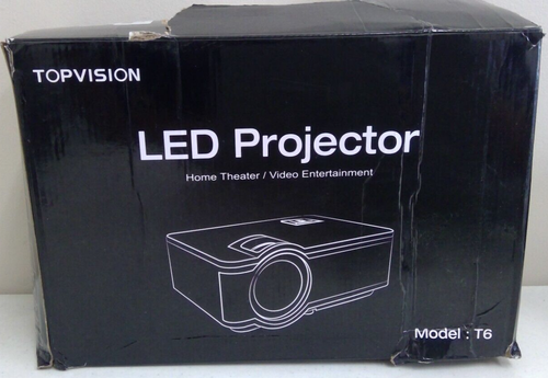 Top Vision LED Projector Model T6 | eBay