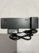Genuine HP 2013 UltraSlim Docking Station HSTNN-IX10 + HP 65W AC Power Adapter