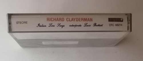 Italian Love Songs by Richard Clayderman Rare Malaysia Cassette Brand New Sealed - Picture 3 of 3