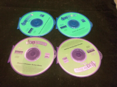 Buena Vista Games Fun For Boys Featuring Disney CD-ROM Computer Game Lot