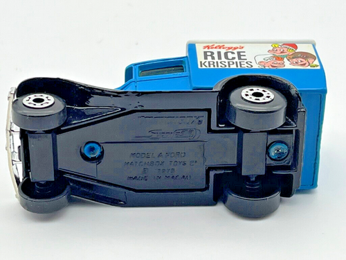 Matchbox MB38 Ford Model A Van 1979 Kelloggs Rice Krispies Mint in PVC Box - Picture 5 of 6