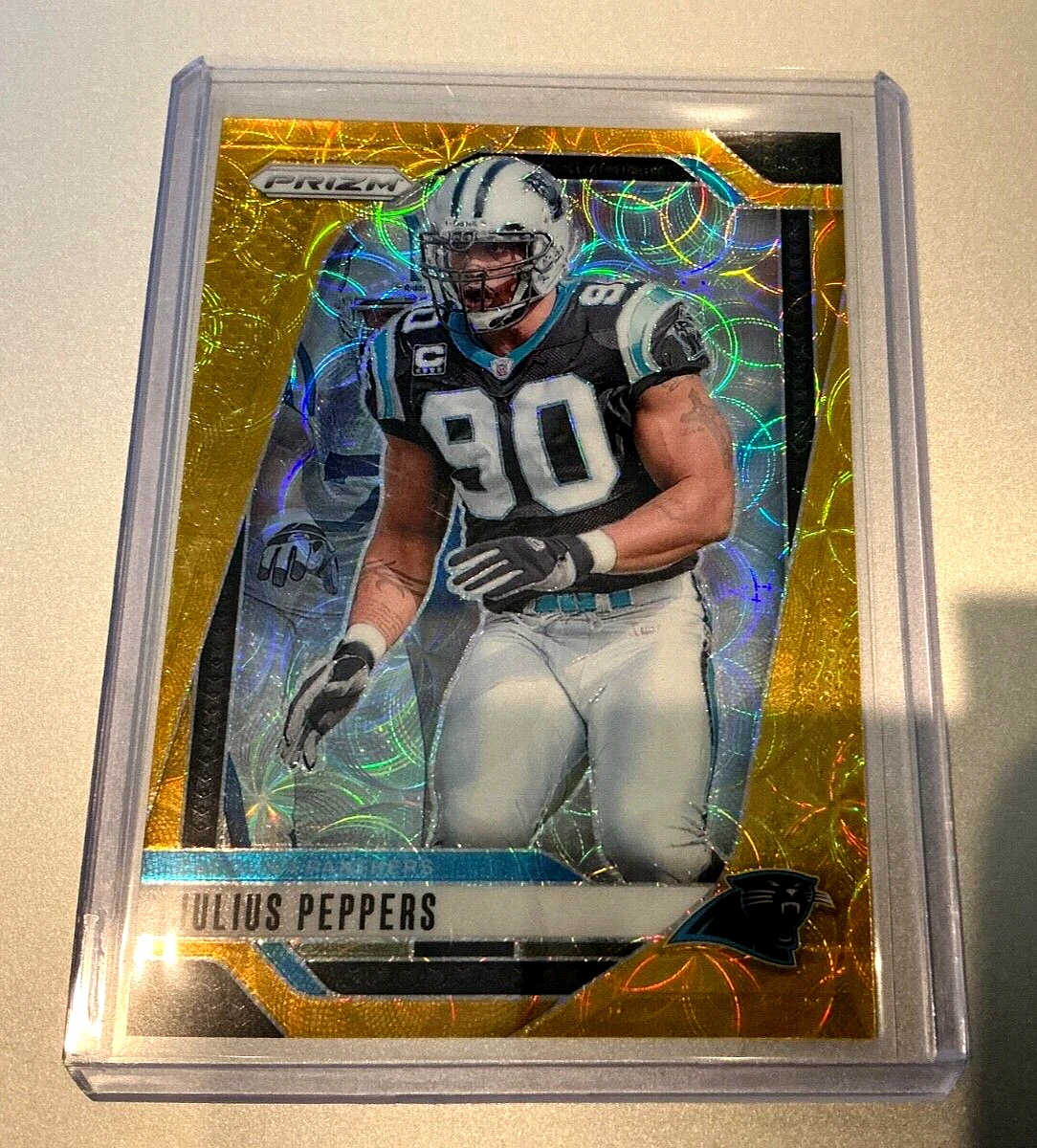2024 Panini Prizm Choice JULIUS PEPPERS Gold Prizm 4/10 Panthers SSP HOF