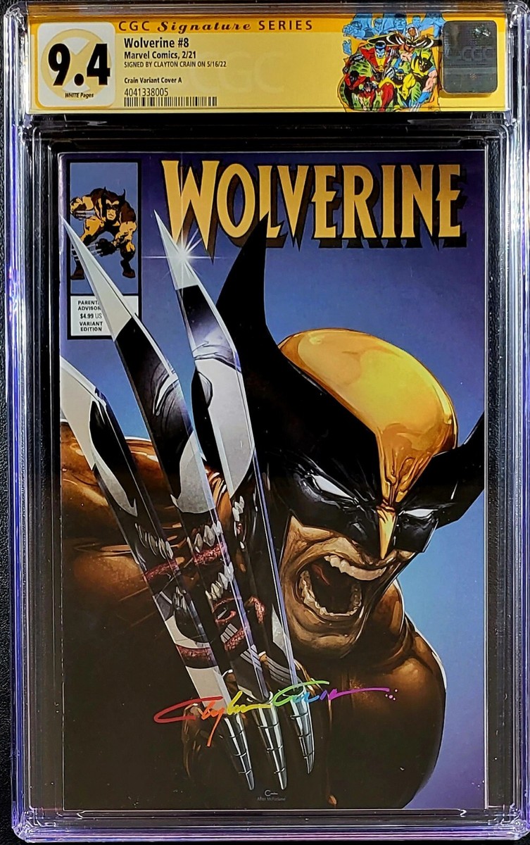 洋書 Wolverine #8 Clayton Crain variant WOLVERINE #8/#350 CLAYTON CRAIN VARIANT OPTIONS – KRS Comics LLC