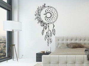 Dream Catcher Wall Decals Moon Stickers Boho Bohemian Dream Catcher Wall Decals Moon
