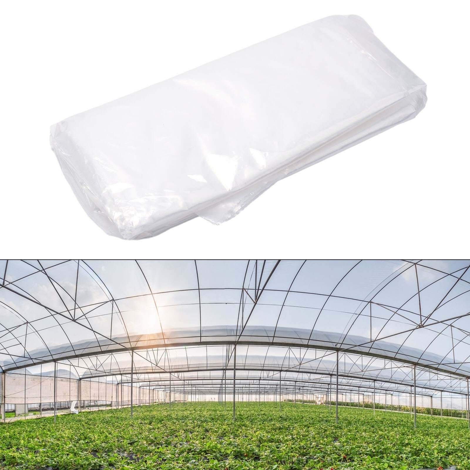 Reliable Clear Polythene Plastic Sheeting for Greenhouse or DIY