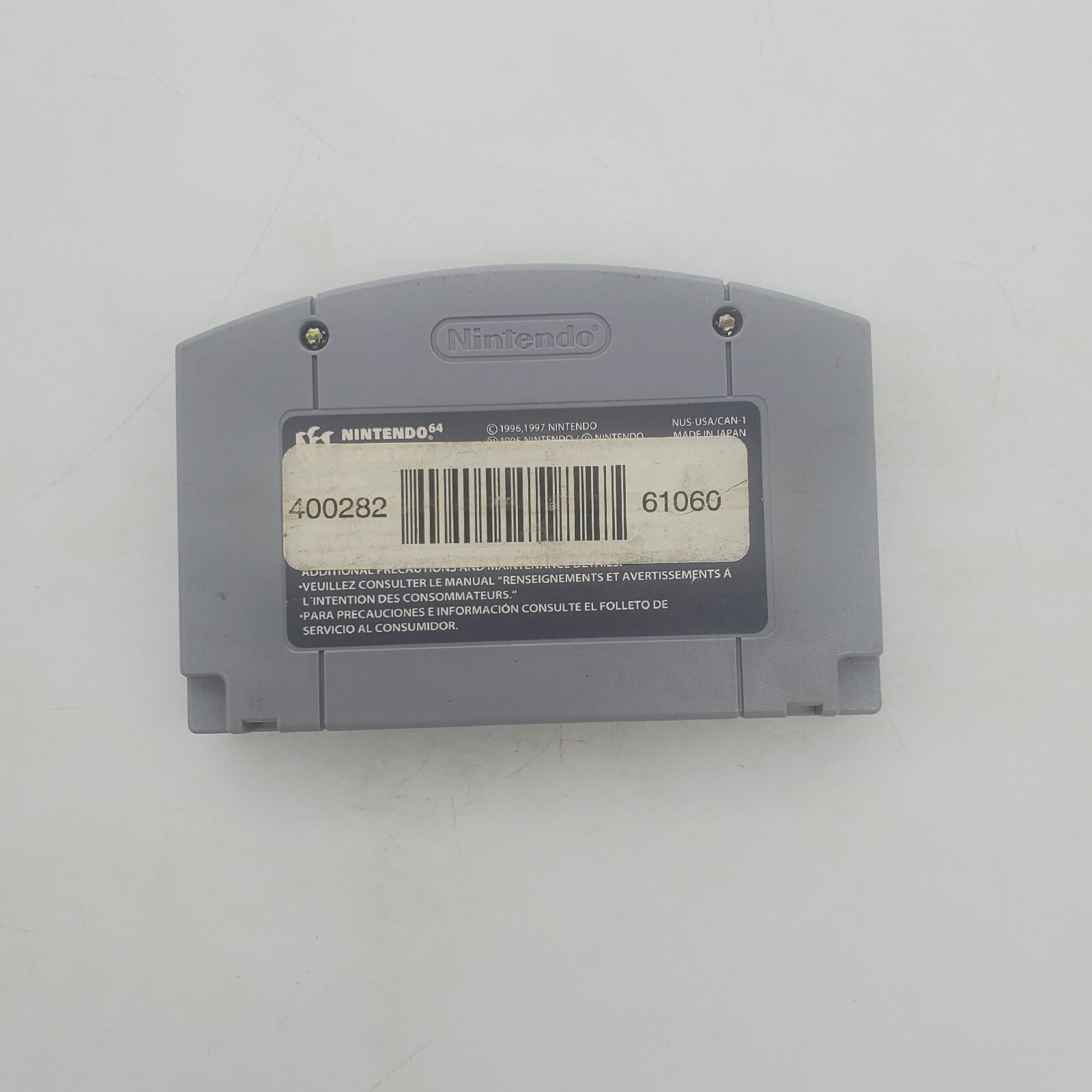 ClayFighter The Sculptor's Cut Nintendo 64 N64 Cart BLOCKBUSTER