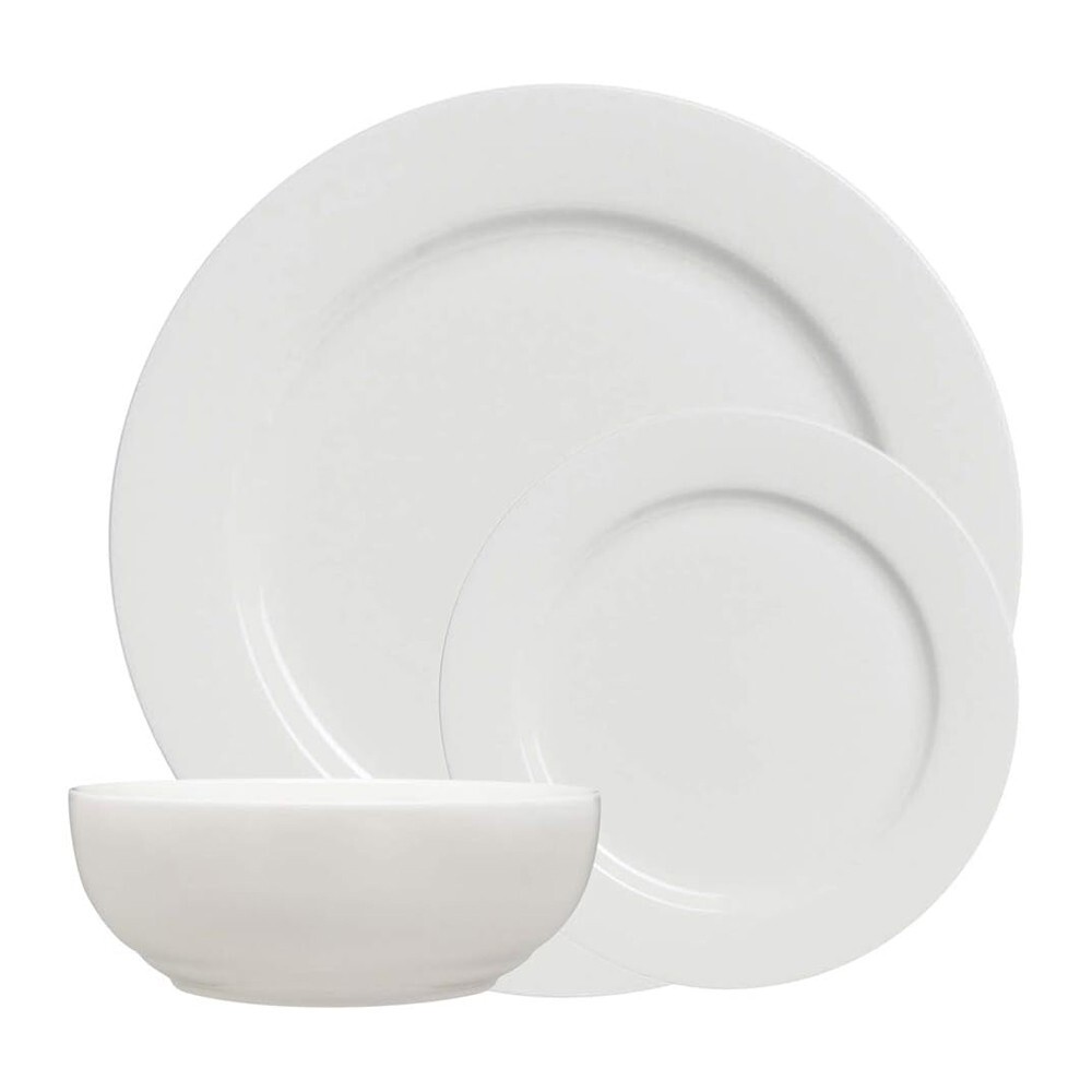 Elia Glacier Premier 12 Piece Bone China Starter Dining Set