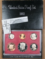 1982 S US Mint Proof Set - OGP
