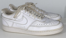 Nike Women's White Court Vision Low Sneakers/ Size 11 / CD5434-100