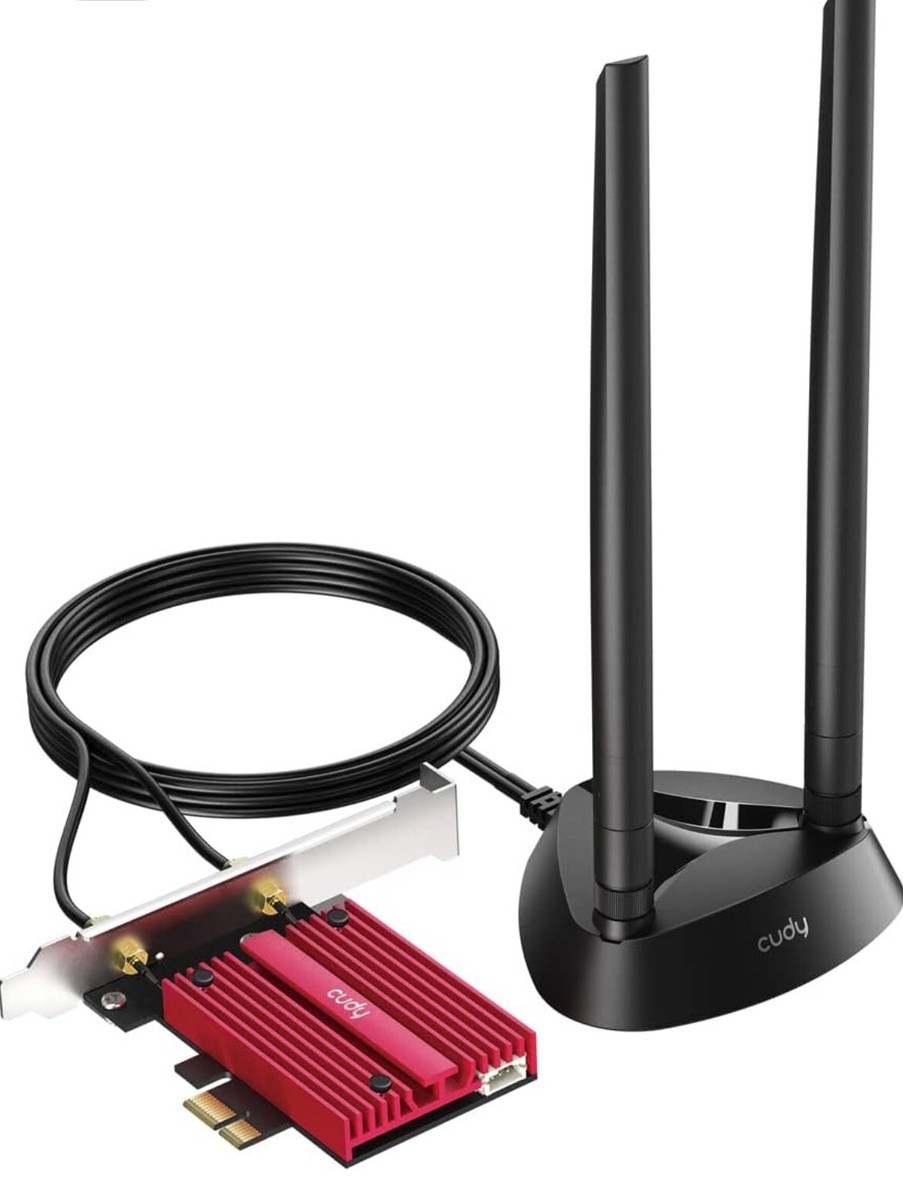 Cudy WiFi 7 WE9300S PCIe WiFi Card for PC, 6GHz Tri-Band Wireless 