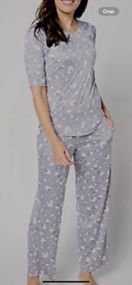 Cuddl Duds Sound Sleep Elbow Top & Long Pant Pajama Set - New 1x
