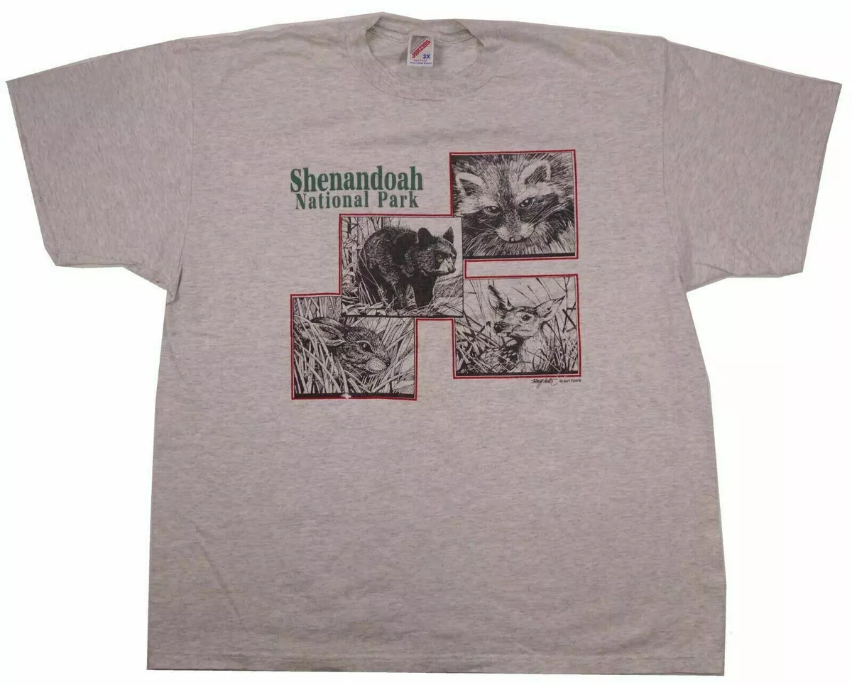 SHENANDOAH NATIONAL PARK vintage t shirt nature animals Virginia