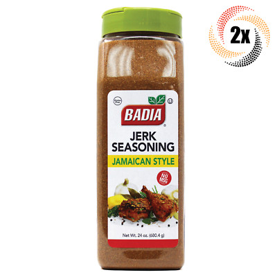 2x Pints Badia Jerk Jamaican Style Seasoning | 1.5LB | Gluten Free! | No MSG!