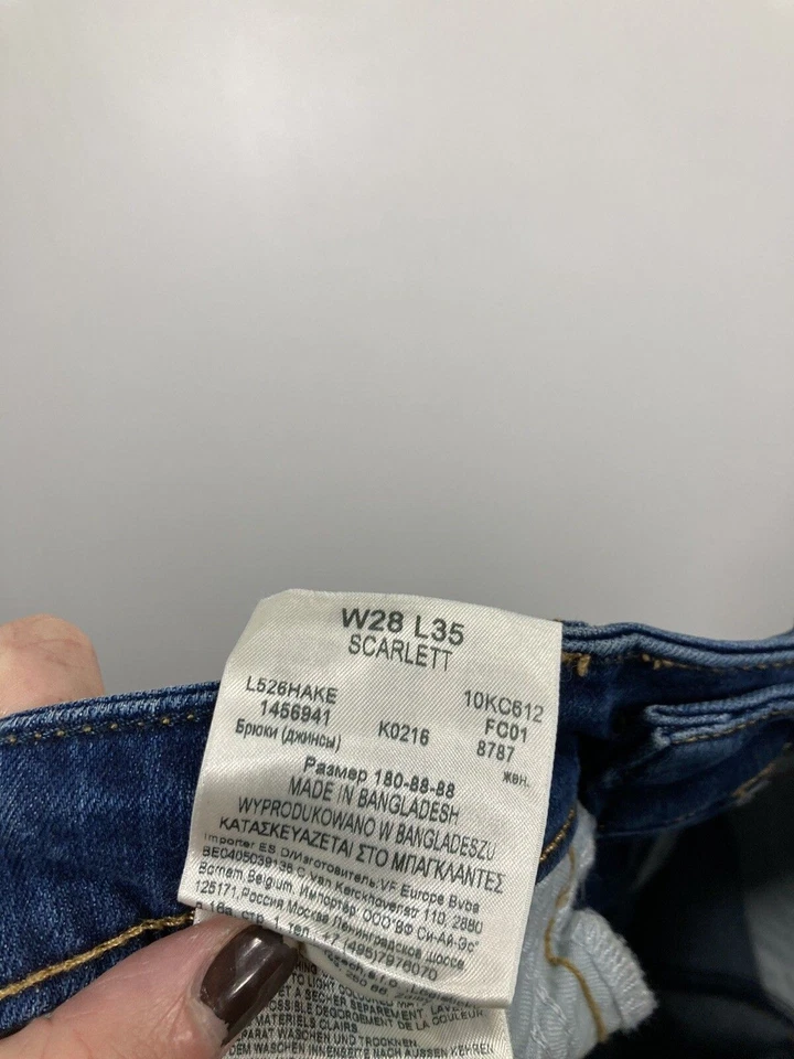 LEE SCARLETT SKINNY FIT Jeans - W28 L30 - Blue - Great Condition - Women’s - Image 3 of 4