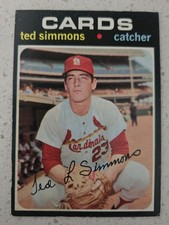 1971 Topps - Ted Simmons RC rookie card - EXMT. rookie card picture