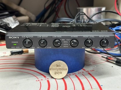 SONY # XEC-505 Electronic Crossover Network Vintage Old School SQ RESTORED #09