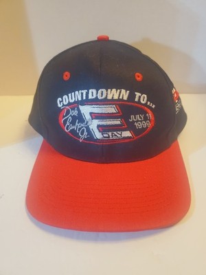 Vintage 1999 NASCAR COUNTDOWN TO E DAY Snapback Hat Dale Earnhardt Jr. VROOOOM!!