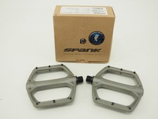 New Spank Spoon Dc Pedals - Raw Silver 100x105 W Pins Alloy