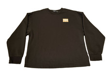 PUMA Woman s Crew Neck Pullover Sweatshirt Boxy -BLACK - LARGE