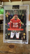 Wild Card 2026 5 Card Draw Stacked Deck Black Tie Patrick Mahomes 1/1