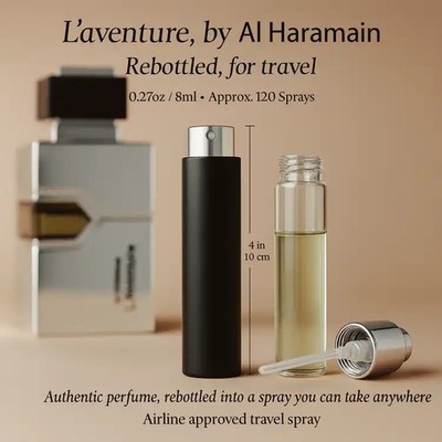 L'aventure by Al Haramain Travel Spray 0.27 oz for Men