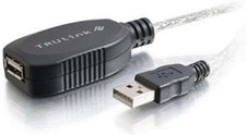 Image of C2G 12m USB 2.0 A Male to A Female Active Extension Cable - USB cables