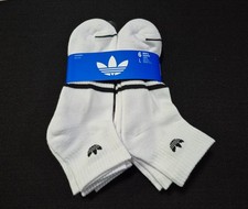 Adidas Men's Clima Cool Cushioned Quarter Sports 6 Prs Comfort Socks SZ 8-12