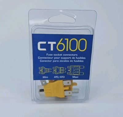 General Technologies Corp GTC CT6100 Fuse Socket Connector Kit , Yellow