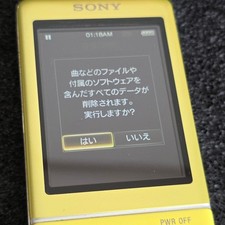 Sony Walkman NW-S774 Digital Media Audio Music Player Yellow Used
