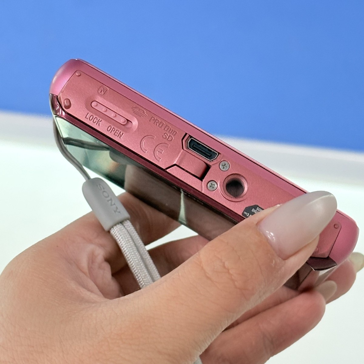 SONY CyberShot DSC-T110 Pink Digital Camera 16.1MP 4x Zoom Tested