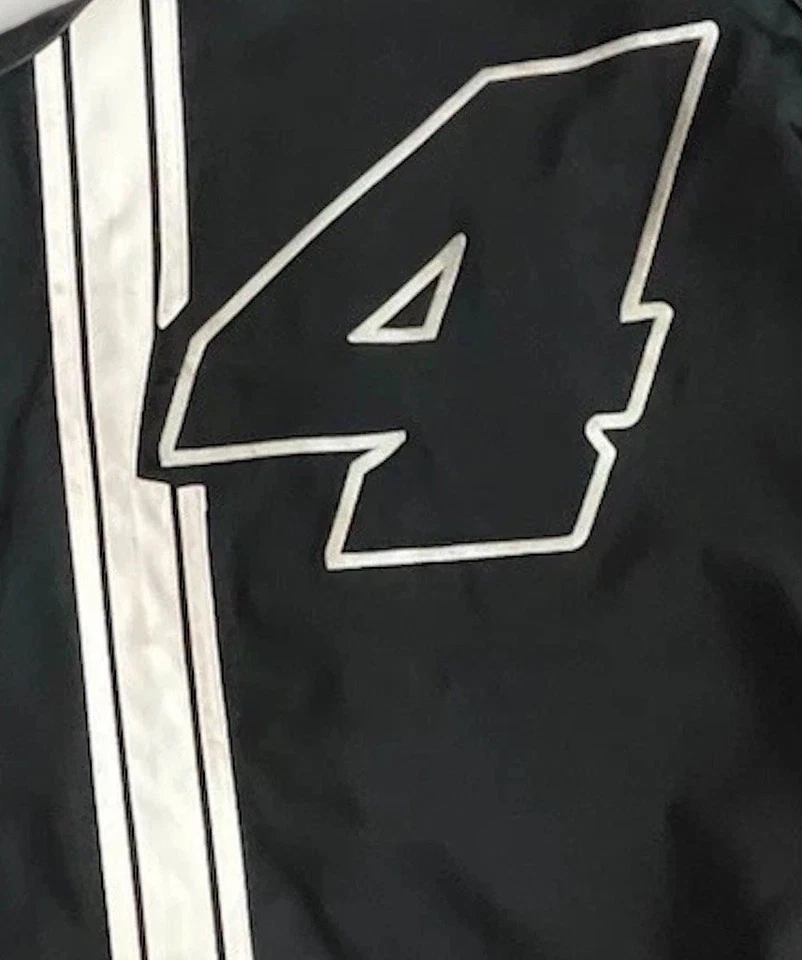 Chaqueta de motocicleta Power Trip Chris Carr #4 para hombre pequeña CE armadura negra EE. UU. Foto 4 de 4